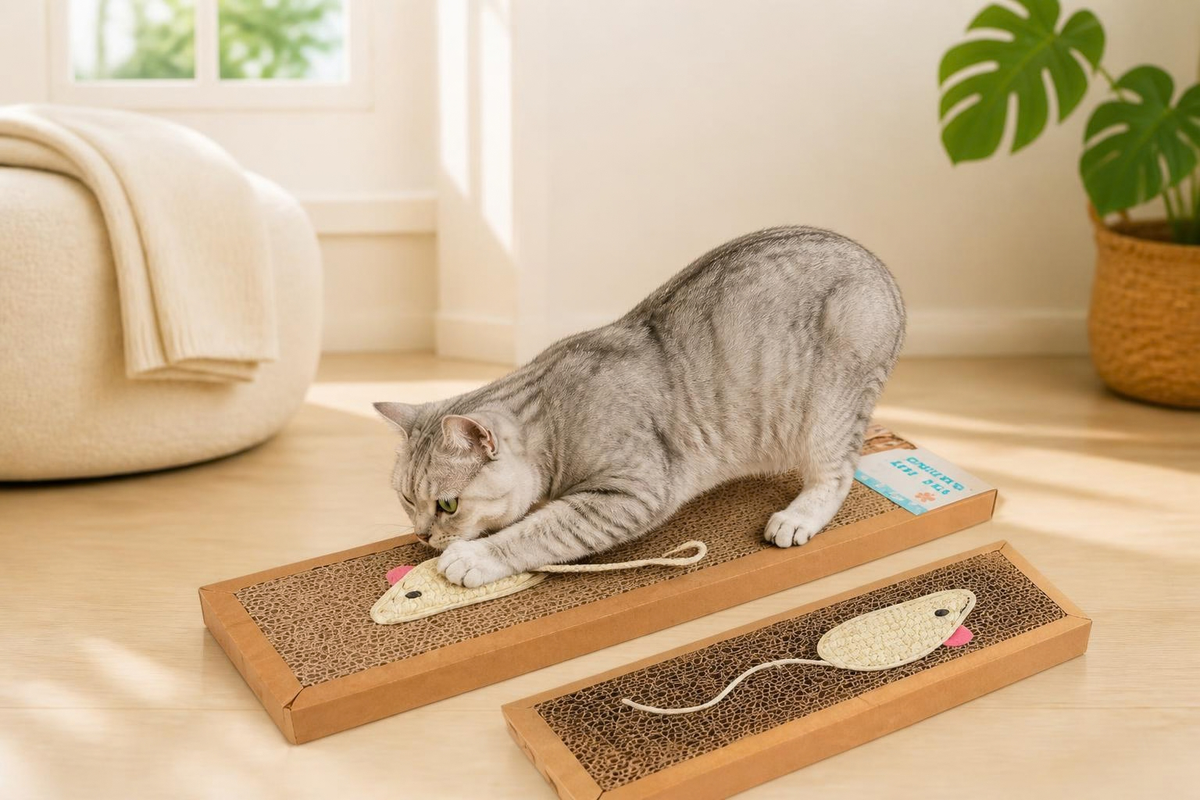 2-in-1 Cat Scratcher Lounge