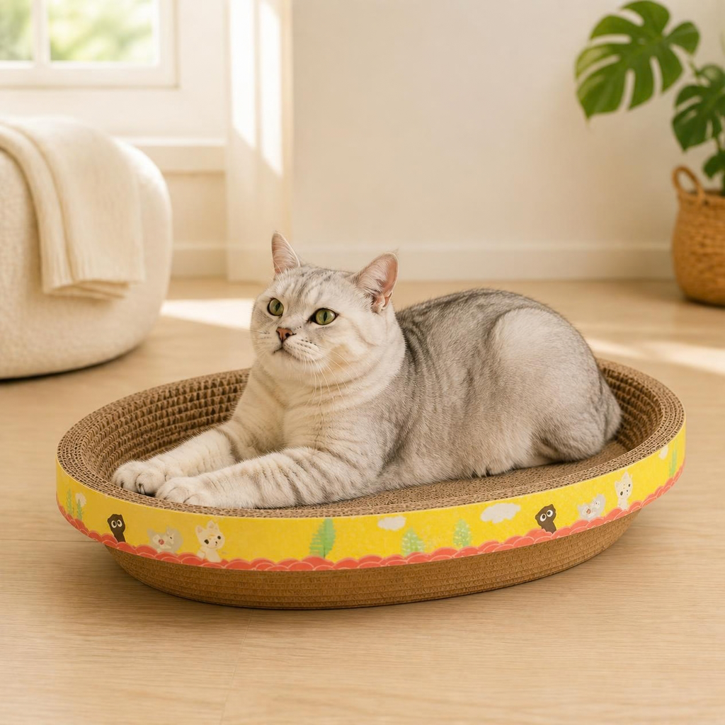 2-in-1 Cat Scratcher Lounge