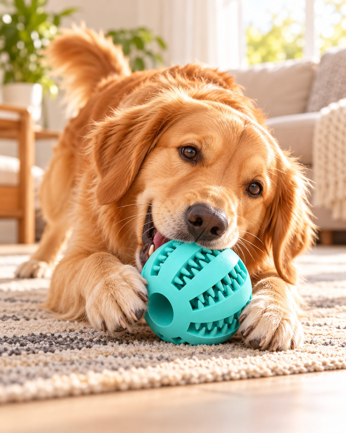 MAUPawz Interactive Treat-Dispensing Chew Ball 🐾