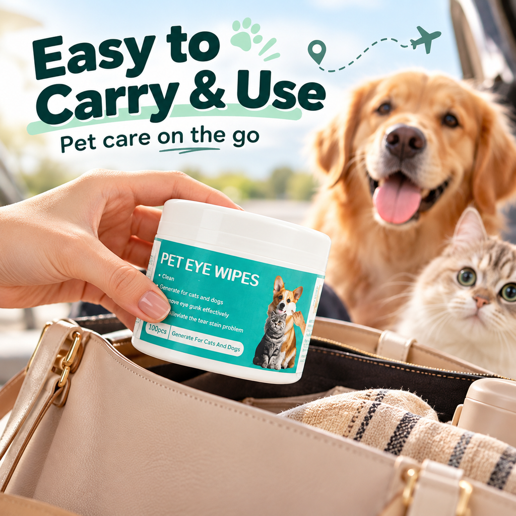 Pet Eye Wipes – Gentle Everyday Cleaning for Dogs &amp; Cats 🐾