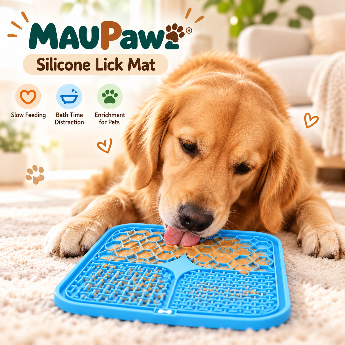 PPet Lick Mat – Slow Feeder for Dogs 🐾