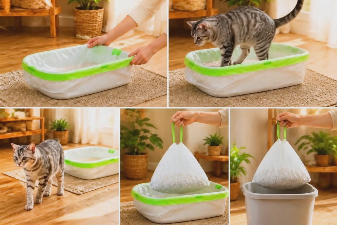 MauPawz Easy-Clean Litter Box Liners